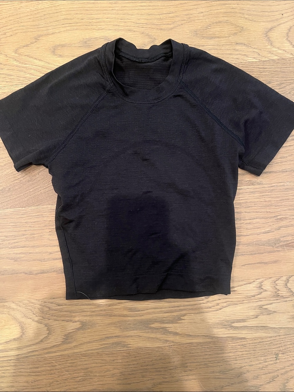 lululemon athletica Kids Black Short Sleeve Tee
